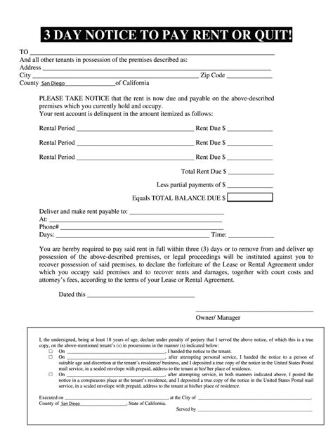 California Day Notice Fillable Form Printable Forms Free Online