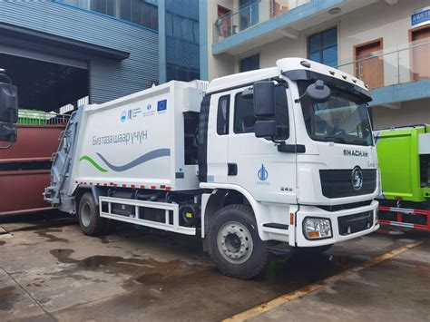 Shacman L Municipal Sanitation Way Garbage Compactor Urban