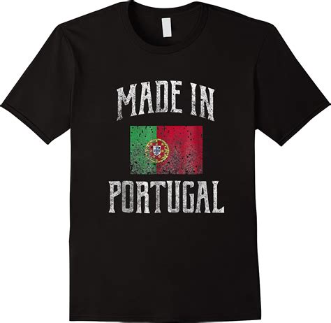 Portugal Flag T Shirt Made In Portugal Stellanovelty