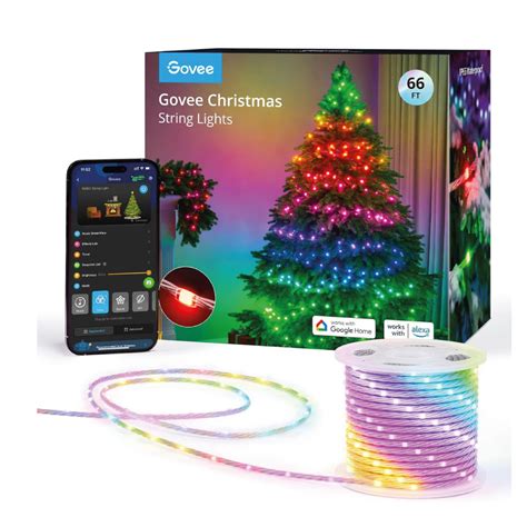 LUCES INTELIGENTES RGB PARA ARBOL DE NAVIDAD GOVEE - Opentecnologyec