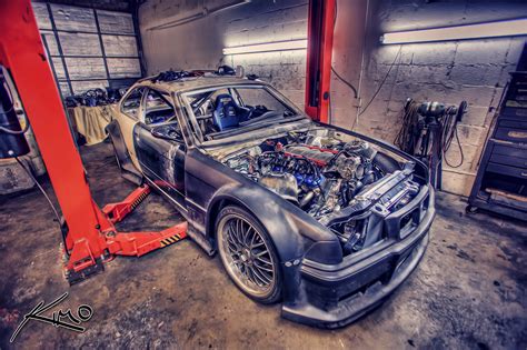 Ter Techs New Drifting Car BMW M3 E36 With Corvette Engine Wide