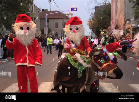 Israel, Tel Aviv-Yafo, the Orthodox Christmas procession in Jaffa Stock Photo - Alamy