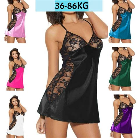 Plus Size Lingeriesexy Night Wear Womensexy Night Dress For Sexbaju Tidur Seksi Wanitabaju