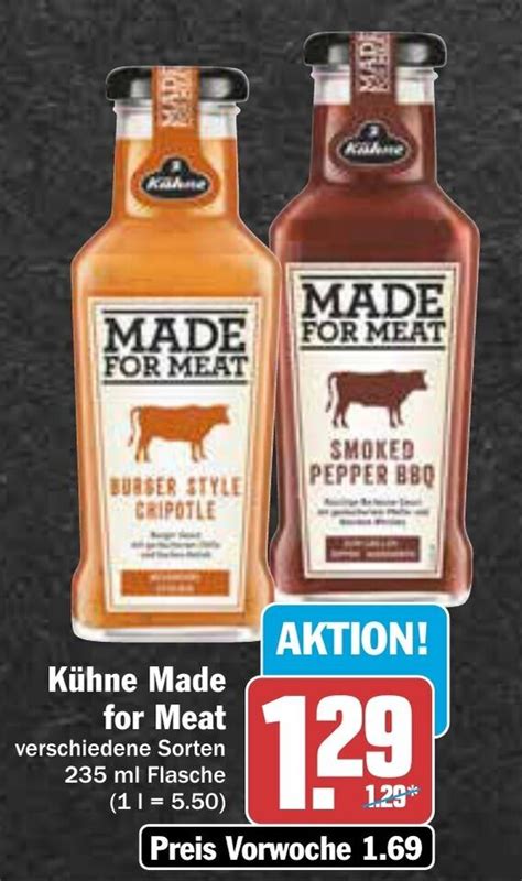 Kuhne Made For Meat Ml Angebot Bei Aez