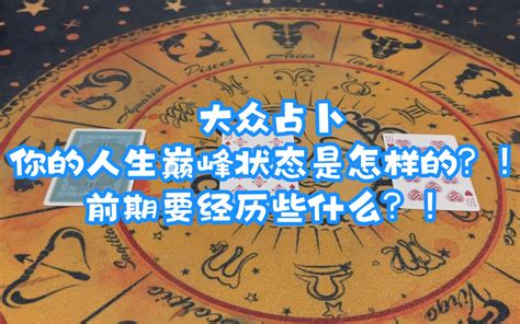 Tiger莉莉 大众占卜 你的人生巅峰状态是怎样的前期要经历些什么 哔哩哔哩