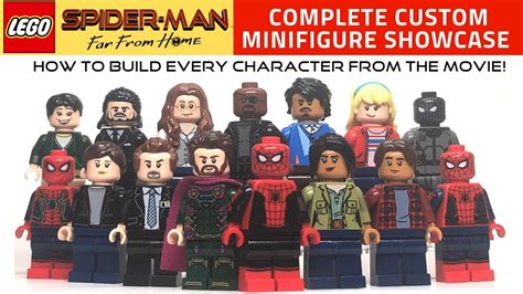 LEGO SPIDER MAN FAR FROM HOME Custom Minifigure Showcase YouTube