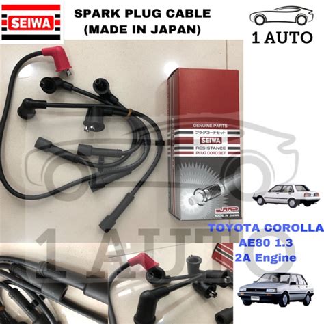 Made In Japan Seiwa Spark Plug Cable Toyota Corolla Ae A