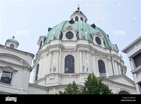 Dome of the Karlskirche Stock Photo - Alamy