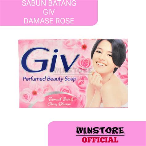 Jual Giv Damask Rose Cherry Blossom Perfumed Beauty Soap Gr Sabun