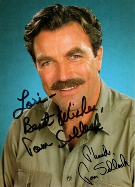 Tom Selleck Autographed Signed 4x6 Photograph to Lori Magnum - Etsy