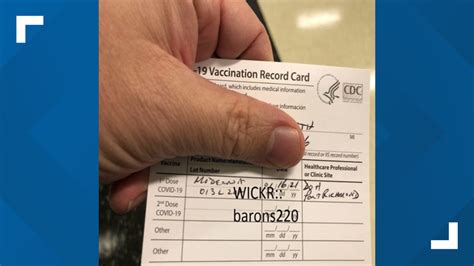 People Buying Fake COVID 19 Vaccination Cards Online Wcnc