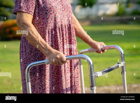 Old Man Walking Frame Hi Res Stock Photography And Images Alamy