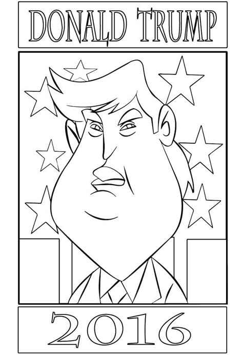 Desenhos De Donald Trump 4 Para Colorir E Imprimir ColorirOnline