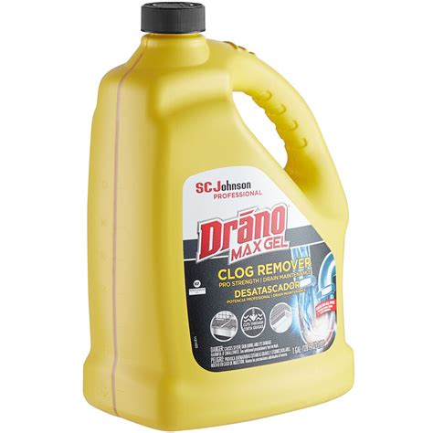 Sc Johnson Drano® 696642 1 Gallon Max Gel Clog Remover 4 Case