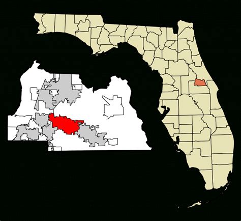 Fichier:seminole County Florida Incorporated And Unincorporated - Map ...