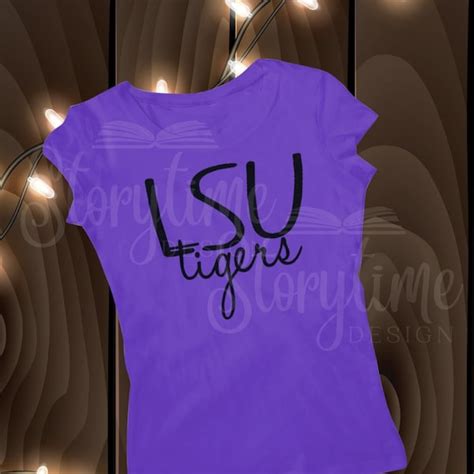 Lsu Tigers Font Svg - Etsy