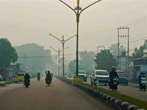 InfoPublik KABUT ASAP MENYELIMUTI KOTA PALANGKA RAYA