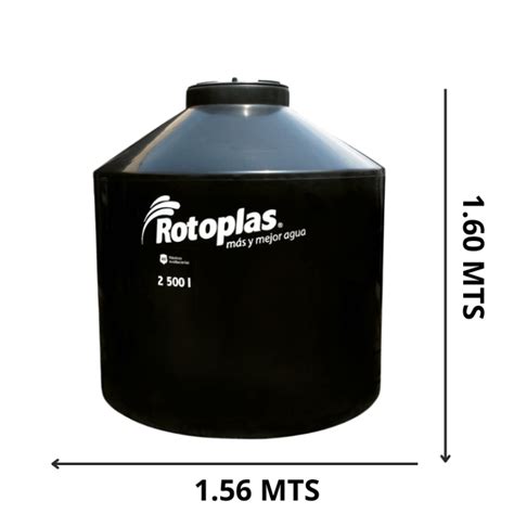 Rotoplas 2500 Lts Negro Bicapa Tinacos Honduras