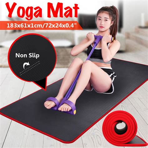 Buy High Quality 10MM Extra Thick NRB Non Slip Yoga Mats For Fitness