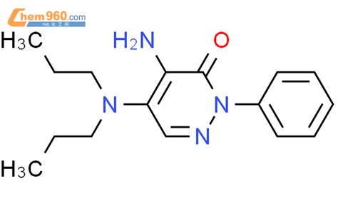 125291 67 0 3 2H Pyridazinone 4 amino 5 dipropylamino 2 phenyl CAS号