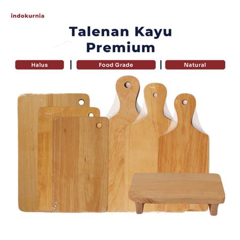 Jual Indokurnia Talenan Kayu Premium Gagang Kecil Jakarta Barat