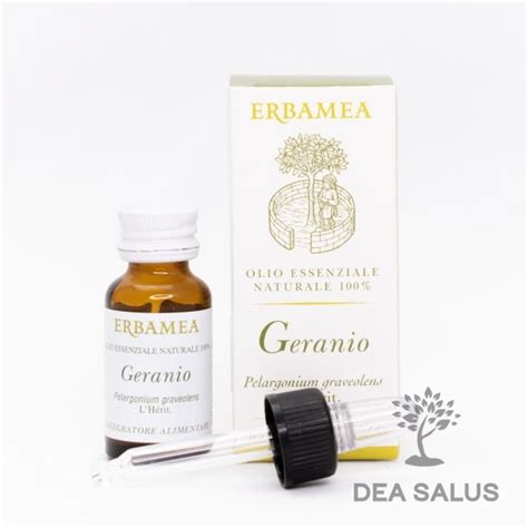 Geranio Olio Essenziale Naturale 10ml Erbamea Dea Salus