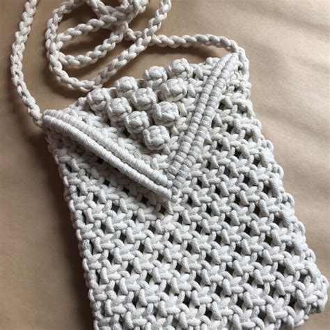 Macrame Crossbody Bag Etsy