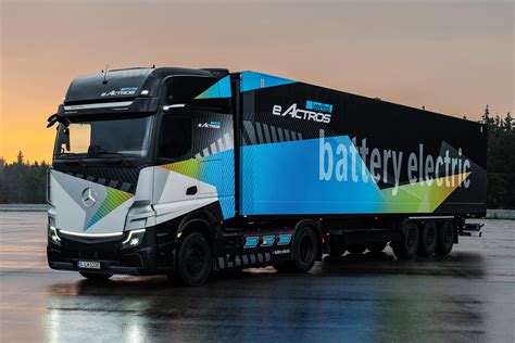 This Mercedes Benz EActros Electric Truck Is In For The Long Haul