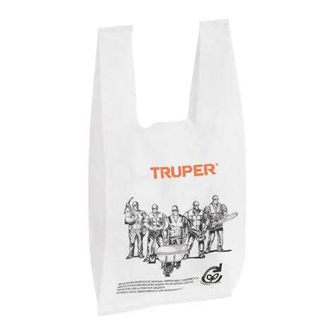 Ficha Tecnica 100 Bolsas Plásticas Biodegradables De 20 X 40 Cm Truper