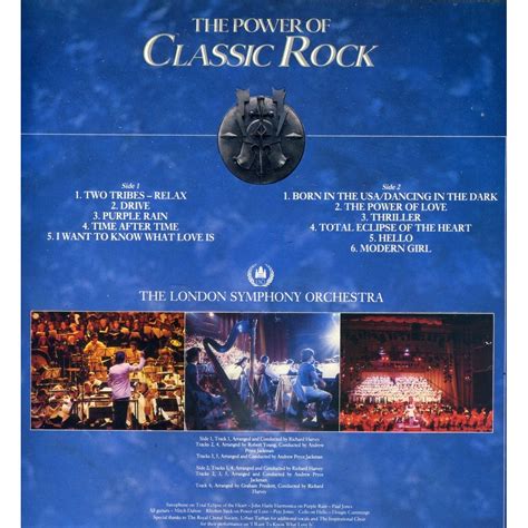 The Power Of Classic Rock 1985 By London Symphony Orchestra LP With