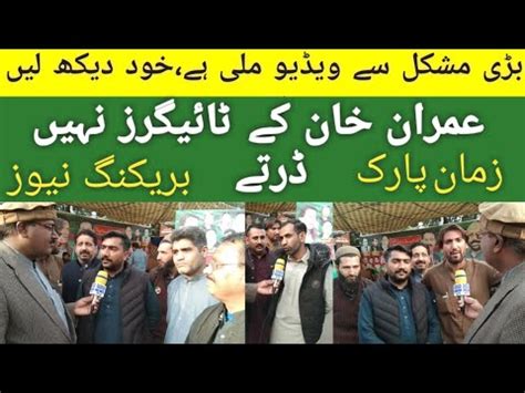 Breaking News Mran Khan S Tigers Zaman Park Media Talk Ali Rahmani