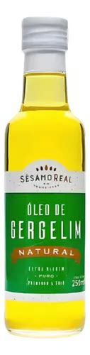 Oleo De Gergelim Natural Puro Extra Virgem Sesamo Real 250ml