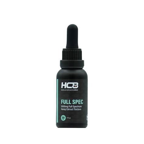 Highly Concentr8ed Full Spectrum Cbd Tincture 5000mg 30ml Drganja