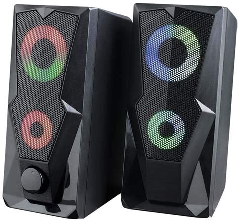 Caixa De Som Gamer Multilaser Led Rgb W Rms P Sp Comtek