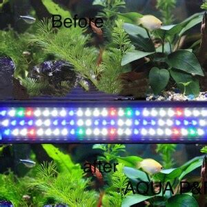 Aquarium LED Full Spectrum Aquarium Lights,suitable for Aquatic Reef Coral Plants and Fish ...