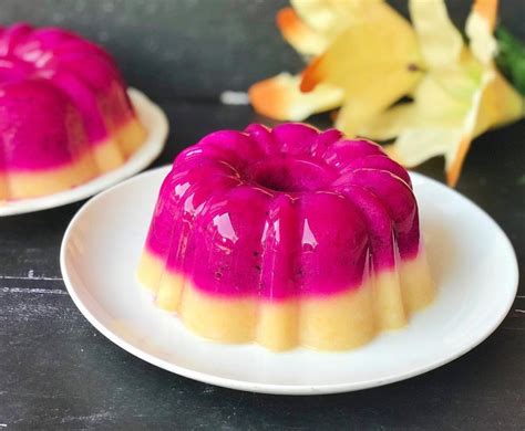 Puding Susu Buah Naga Katalog Resep Masakan