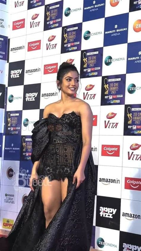 Rashmika Mandanna Bold In Sexy Black Short Skirt Photos 01 227646