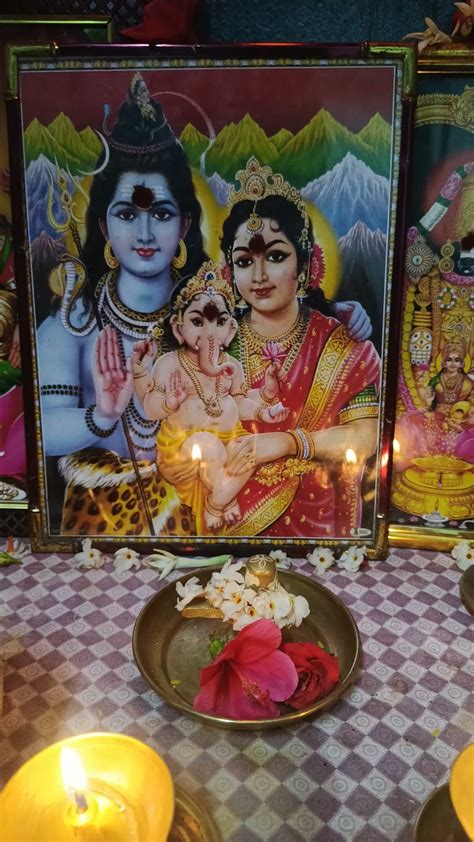 2 May 2024 Om Namah Shivaya 🕉️ Om Ganapati 🕉️ Daily Pooja With Parijata Flowers 🌸trendingshorts