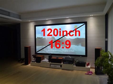 120 inch 16:9 HD Fixed Frame Projection projector Screens for the high ...