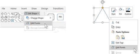 How To Edit Shapes In Powerpoint With The Edit Points Command