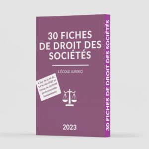 QCM droit des sociétés 30 questions réponses Jurixio