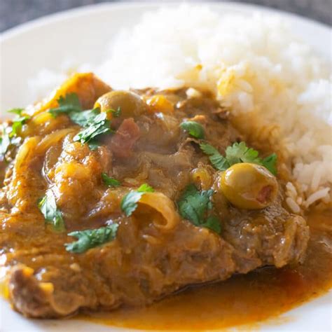 Bistec Encebollado Puerto Rican Steak And Onions Thrift And Spice