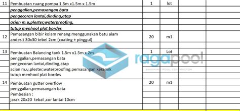 Harga Biaya Pembuatan Kolam Renang Per Meter Persegi Termurah