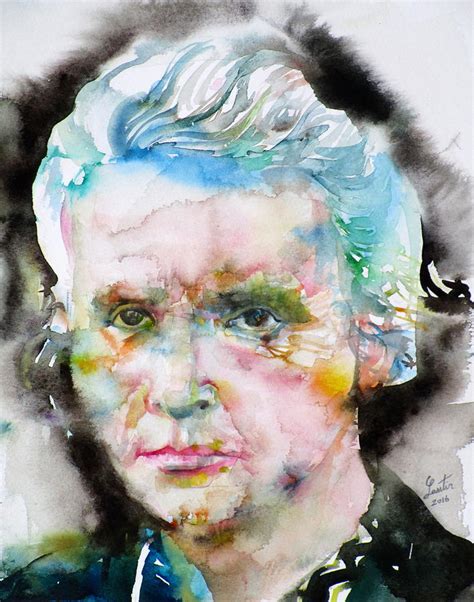 Marie Curie Watercolor Portrait Painting By Fabrizio Cassetta Pixels