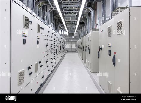 Control room equipment cabinets Stock Photo - Alamy