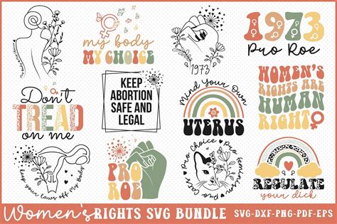 Womens Rights Svg Bundle 12 Design Graphic By Beecraftr · Creative