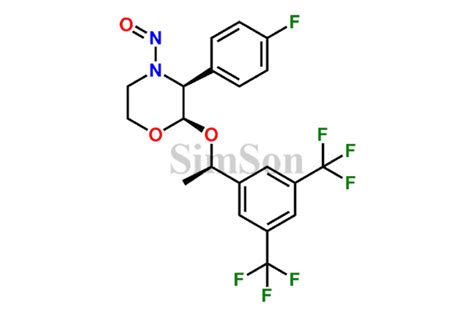 Aprepitant Nitroso Impurity 2 CAS No NA Simson Pharma Limited