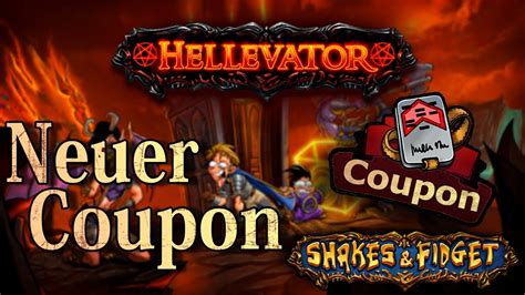 Mein Coupon für den Hellevator sfgame w55 Shakes Fidget Gameplay