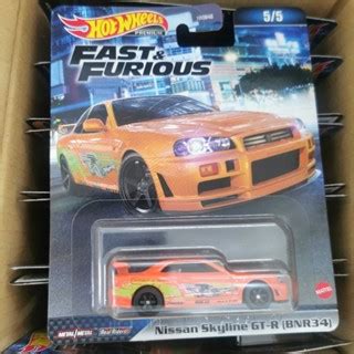 Hot Wheels R Pido Y Furioso Nissan Skyline Gt R Bnr Naranja Toyota