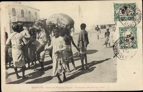 Ansichtskarte Postkarte Djibouti Dschibuti Scene De Akpool De